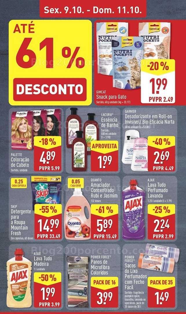 Antevisão Folheto ALDI Promoções de 4 a 10 outubro